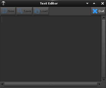 Text Editor application